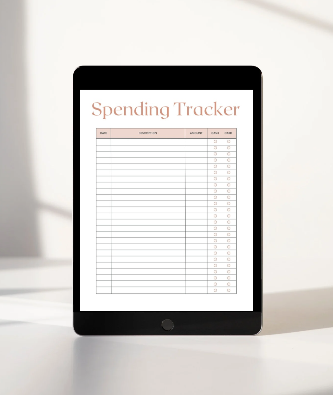 Terra Cotta Minimalist Yearly Planner