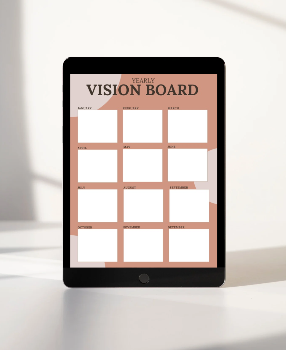 Terra Cotta Minimalist Yearly Planner